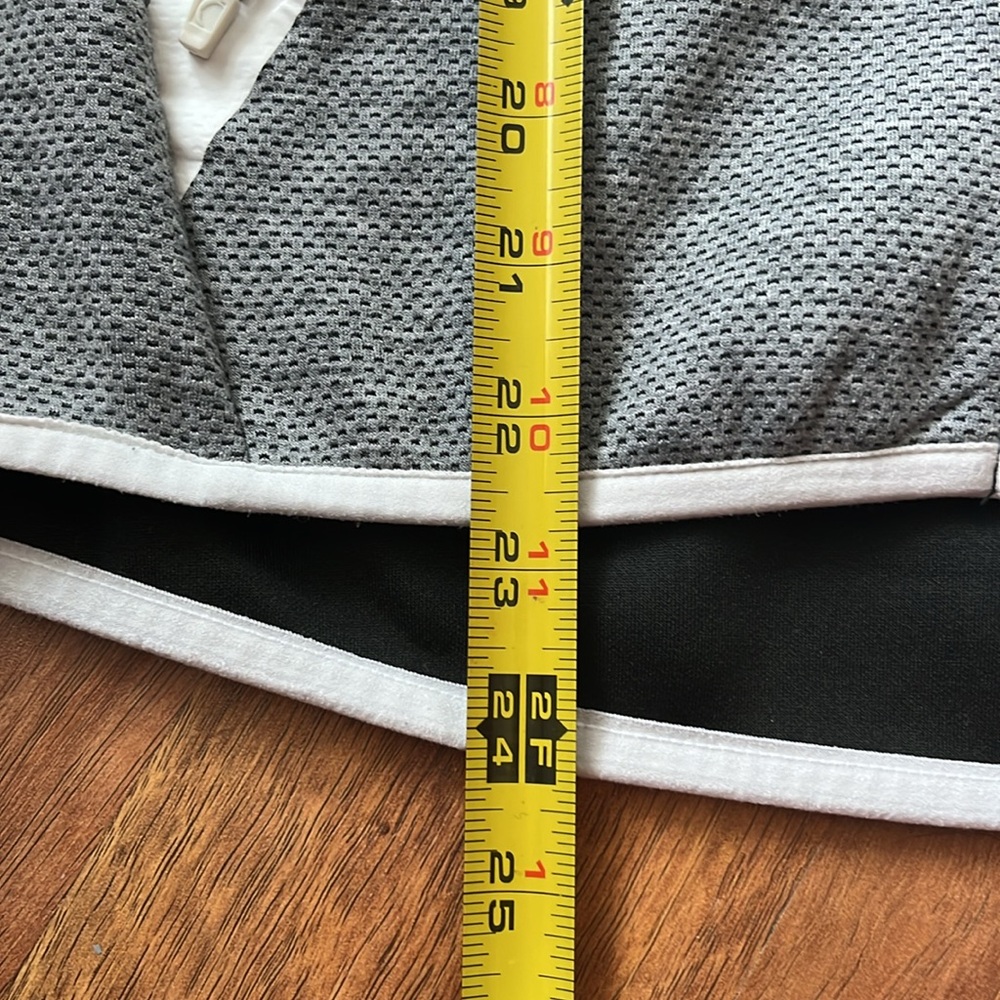 EUC Gray with white trim Zyia full zip jacket - Picture 8 of 15